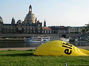 Ballon fahren - das Dresdner Königsufer ist der beliebteste Startplatz