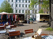 lokale Spezialitäten auf dem Markt an der Königstraße